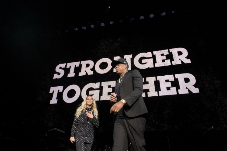 Beyonce and Jay-Z in Get Out the Vote (GOTV) performance in Cleveland, Ohio, November 2016. Music's most famous couple Beyonce and Jay-Z pulled a surprise by releasing a joint album late on June 16, 2018 that is now available on all music platforms.