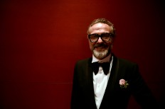 Massimo Bottura, the chef patron of Osteria Francescana restaurant in Italy, poses after receiving the award for Best Restaurant during the World's 50 Best Restaurants Awards at the Palacio Euskalduna in Bilbao, Spain, June 19, 2018. 