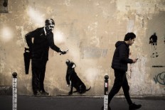 Banksy's Paris street art 'blitz' a tribute to rebels of 1968
