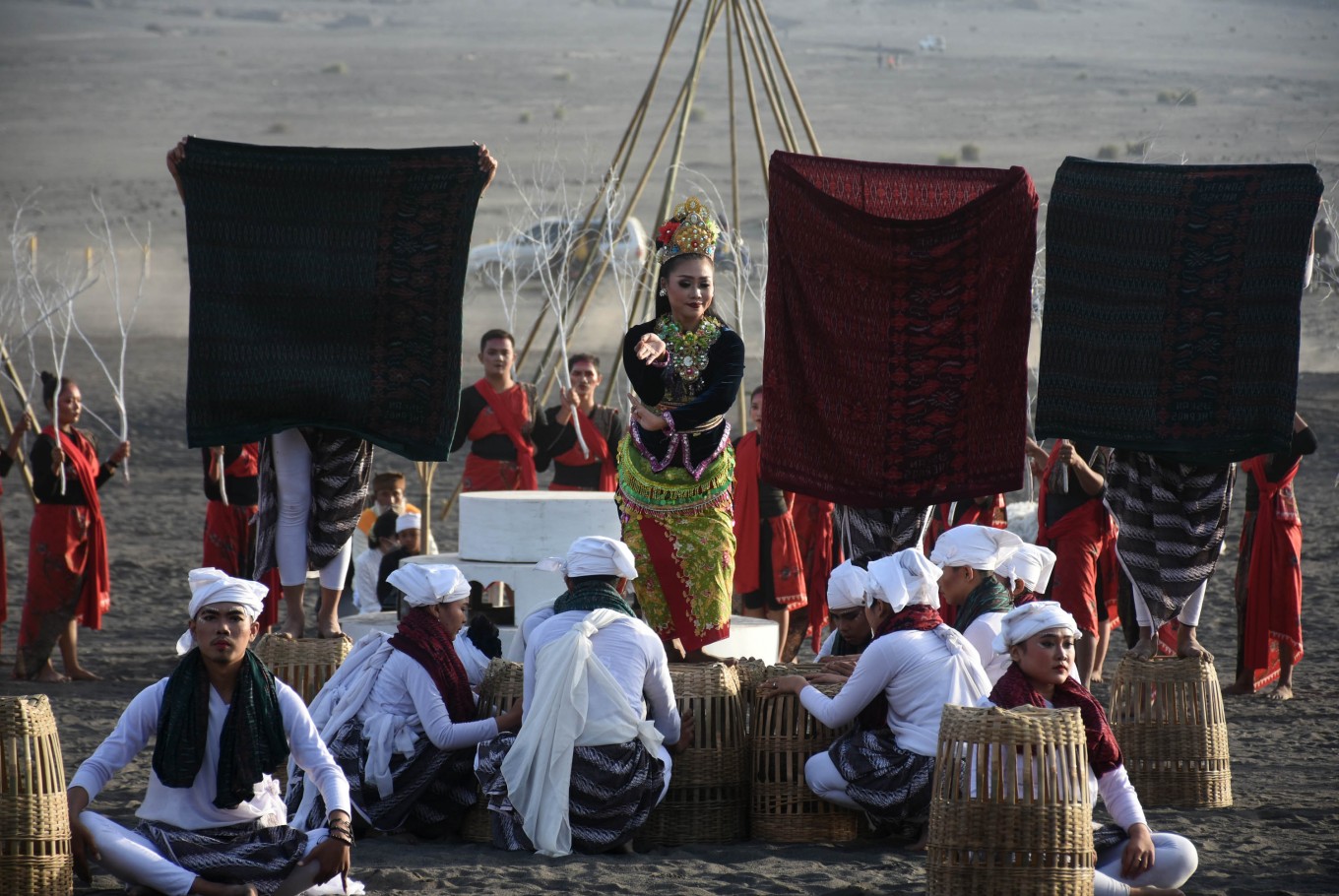 Annual Eksotika Bromo enlivens  Yadnya Kasada   ceremony 