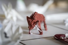 A 'Japanese tip': The origami art left by diners