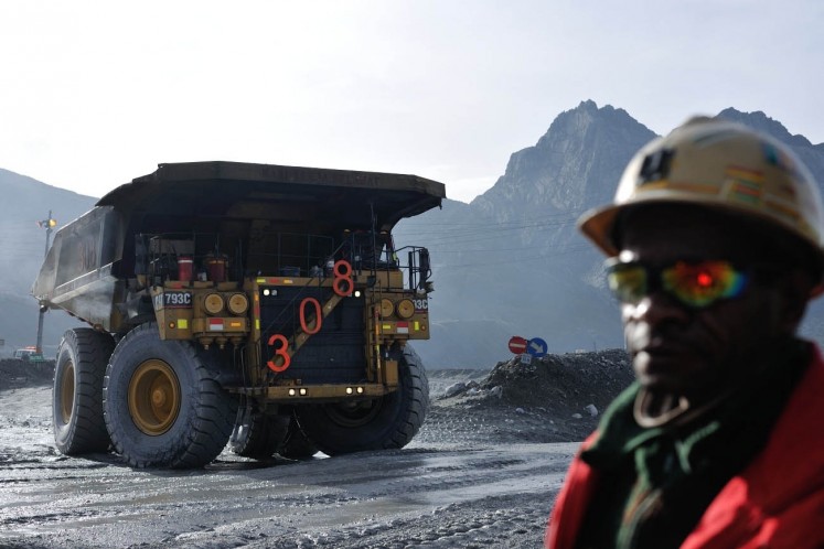 Operations are ongoing at mining firm PT Freeport Indonesia in Timika, Papua. 