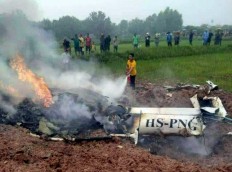 Three killed in helicopter crash in Thailand