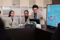 Using plastic waste, Indonesian students win smart car competition in London