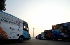 100 buses to promote Indonesian destinations to welcome Asian Games