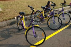 Bike sharing app expands from Monas to Jl. Thamrin
