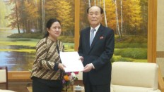 Puan delivers invitation to Kim Jong-un to attend Asian Games