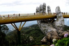 In the hands of the gods: Vietnam's Golden Bridge goes viral