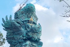Garuda Wisnu Kencana still standing tall after Lombok earthquake