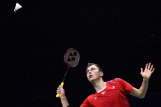 Olympic champion Axelsen out of Indonesia Open with ankle injury