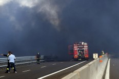 One dead after tanker truck explodes near Bologna