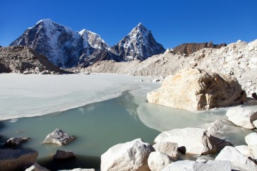 Remote China glacial lake bursts, no casualties