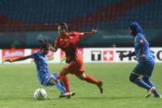 Asian Games: Indonesia beats Maldives 6-0 in women&rsquo;s soccer preliminary