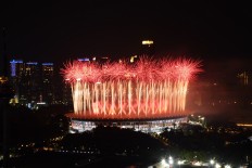 Asian Games: Smaller, but spectacular closing ceremony