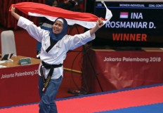 Asian Games: Taekwondoin debutant Defia wins Indonesia's first gold