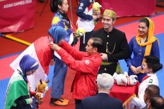 Jokowi upbeat Indonesia will surpass Asian Games target