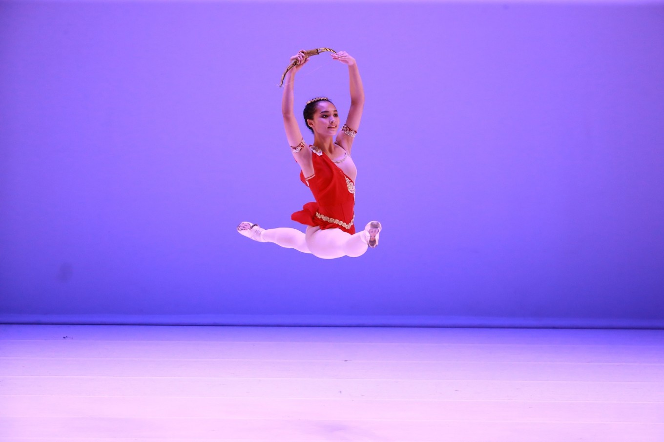 Fifteen-year-old Shalama Qowlam Fadila, who trained at The Ballet Academy at Casagaya, Jakarta, won second place in the Junior Ballet Solo category at the Taiwan Grand Prix International Ballet Competition in early August. Image: The Jakarta Post