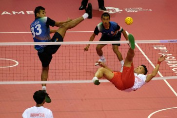 Asian Games: Indonesia reaches Sepak Takraw's men’s team semis