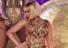 Nicki Minaj wears accessory designed by Rinaldy Yunardi at MTV awards