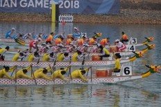 Asian Games: Indonesia gets silver in traditional boat race