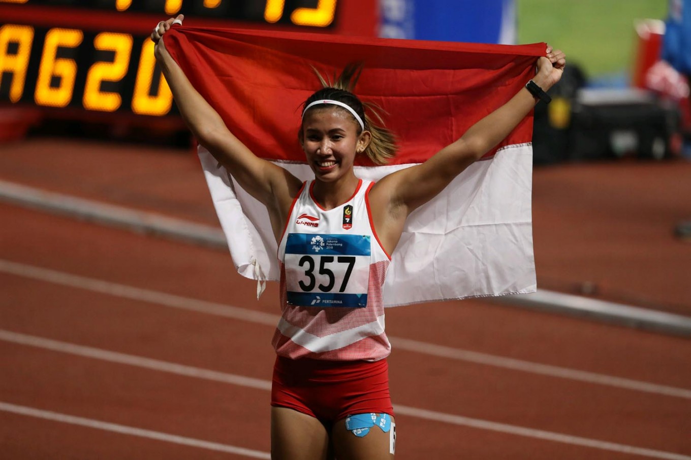 Asian Games: Emilia Nova wins silver in 100m hurdles