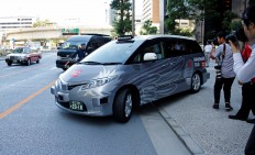 Autonomous taxi trial carrying passengers begins in Tokyo