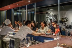 The newly established 71st Omakase in Jl. Cikajang serves Western and Asian cuisine with 'omakase' style. 