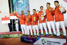 Asian Games: Hard work pays off for Indonesia's gold-winning climbing trio