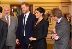 Prince Harry and Meghan attend hit musical Hamilton in London