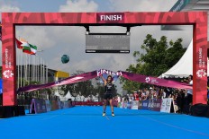 Asian Games: Japan wins women’s triathlon gold medal