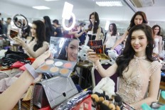 Cancer survivor inspires at Thai transgender beauty pageant