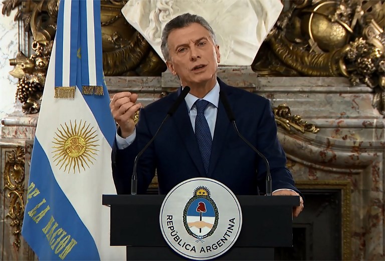 Argentina's president announces new austerity measures