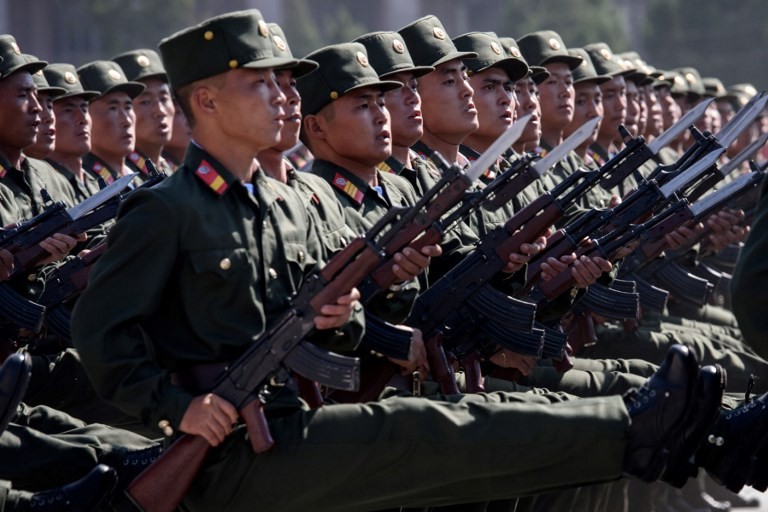 North Korea holds 70th anniversary parade, without ICBMs