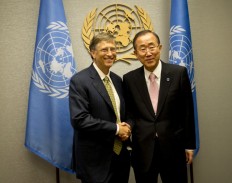 Ban Ki-moon, Bill Gates head climate body