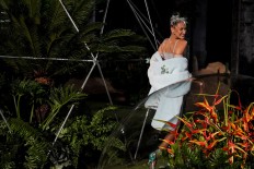 Rihanna's anything-goes lingerie crowns NY Fashion Week