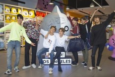 BTS visits BT21 at Line Friends store in LA