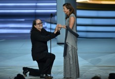 Political Emmys surprise with live proposal, grab bag of winners