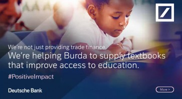 We're not just providing trade finance. We're helping Burda to supply textbooks ...