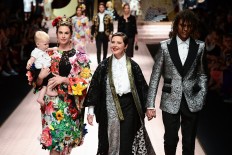 Plus-sized models and 1990s 'supers' walk for Dolce & Gabbana in Milan