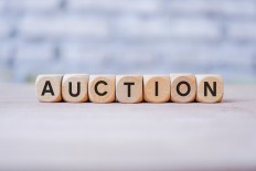 Limited edition silver Air Jordan 1 up for auction 