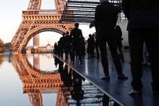 Saint Laurent walks on water at Paris fashion week