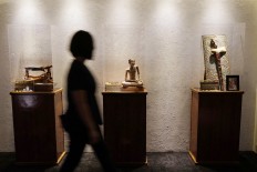 Majapahit kingdom artifacts exhibited in Jakarta