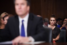 Alyssa Milano offers solidarity for Kavanaugh accuser at hearing