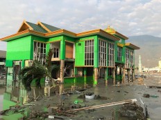 Tsunami, not collapsed buldings, killed most quake victims in Palu: BNPB