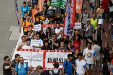 Thousands protest in Hong Kong over China suppression 