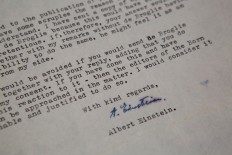 Einstein's 'God letter' to go on sale for $1m