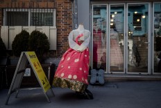 A store rents out hanbok (traditional Korean costume). JP/Anggara Mahendra