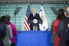 Pence paints China as enemy in US election