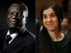 Nobel Peace Prize to honour champions of struggle against sexual violence