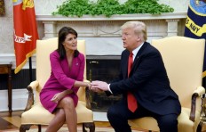 Nikki Haley suddenly resigns as Trump's UN ambassador